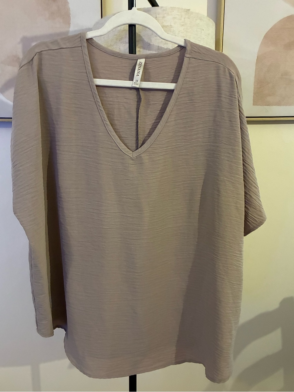 Zenana Relaxed V-Neck